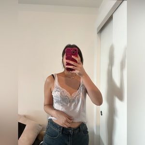 VINTAGE 90s LACE CAMISOLE TOP